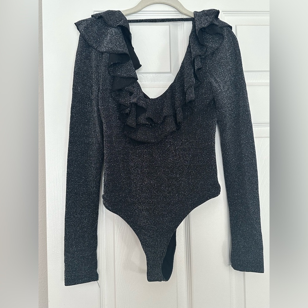 Tularosa Hera silver bodysuit